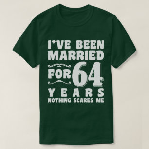 Ich bin seit 64 Jahren verheiratet Großeltern cool T-Shirt