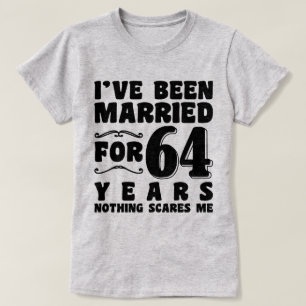 Ich Bin Seit 64 Jahren Verheiratet Verlobungsgesch T-Shirt