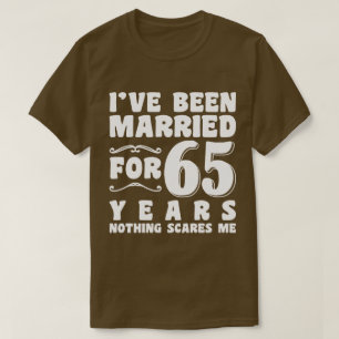 Ich bin seit 65 Jahren Cool Verheiratet T-Shirt