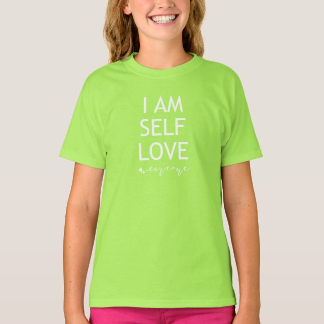 Ich bin selbst Liebe Inspiration Zitat T - Shirt (Vorderseite)