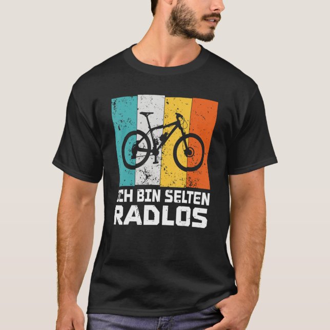 Ich bin selten biklos lustiges Radfahrerrad T-Shirt (Vorderseite)