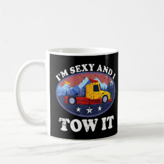 Ich bin sexy und habe es gefloppt Tow Truckfahrer Kaffeetasse