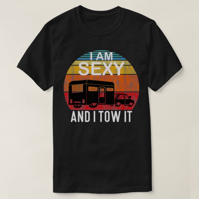 Ich bin Sey und ich habe es für Camper gezerrt T-Shirt (Design vorne)