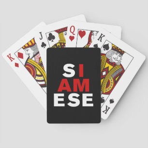 ICH BIN SIAMESE SPIELKARTEN