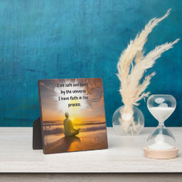 Ich bin sicher und geliebt fotoplatte