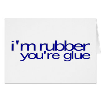 Ich bin Sie bin Kleber Gummi