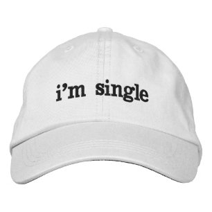 Ich bin Single Bestickte Baseballkappe