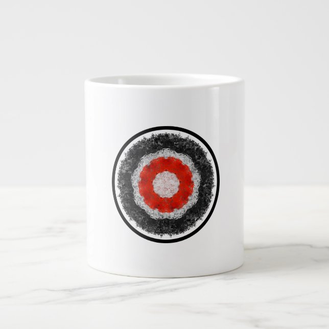 Ich bin Single | Silent ASMR Art Jumbo-Tasse (Vorderseite)