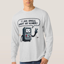Ich bin Single, Woll meine Nummer? Graffiti-Stil T-Shirt