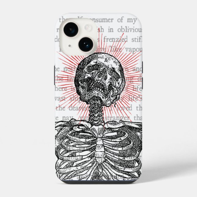 Ich bin Skeleton iPhone Hülle (Rückseite)