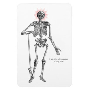Ich bin Skeleton! Magnet