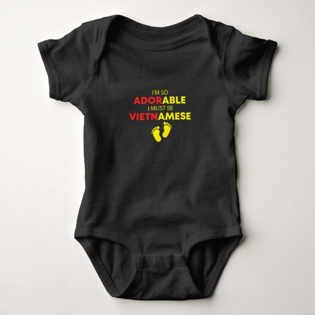Ich bin so bezaubernd, dass ich Spanisch Funny Spa Baby Strampler (Vorderseite)