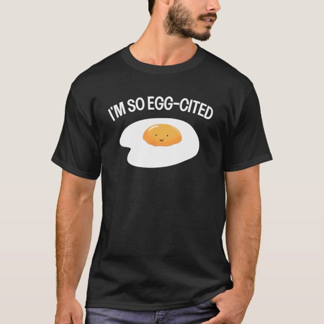 Ich bin so eig zitiert Cool Eier Pun Frühstück gef T-Shirt (Vorderseite)