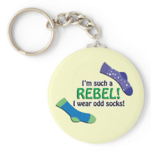 Ich bin so ein Rebell, ich trage seltsame Socken!