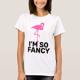 ICH BIN SO EXTRAVAGANT DAMALS FLAMINGO T - SHIRT