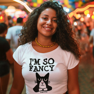 ICH BIN SO EXTRAVAGANT, NIEDLICH TUXEDO CAT PANDA  T-Shirt