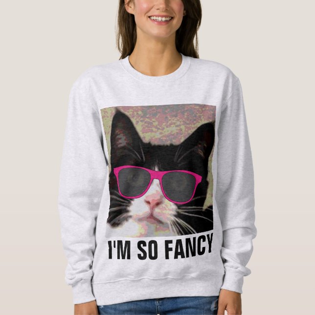 ICH BIN SO EXTRAVAGANTE CAT-T - SHIRT (Vorderseite)