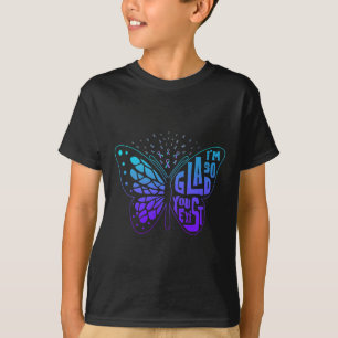 Ich bin so froh, dass du eine Schmetterlingsflöte- T-Shirt
