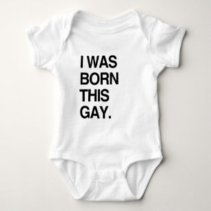 ICH BIN SO GEBOREN SCHWUL BABY STRAMPLER