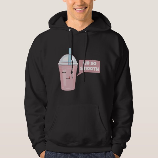 Ich bin so glatt hoodie (Vorderseite)