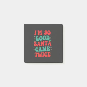 Ich bin so gut Weihnachtsfest zweimal Weihnachten  Post-it Klebezettel