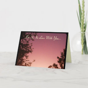 Ich bin so in Liebe mit dir...card Karte