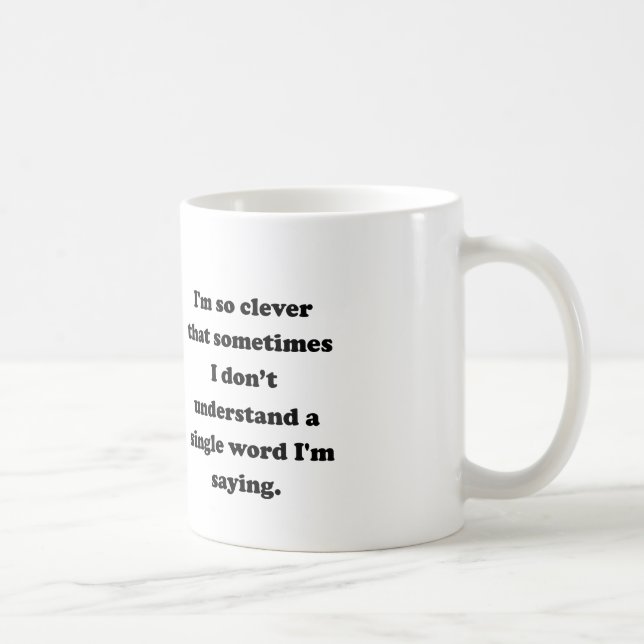 Ich bin so klug tasse (Rechts)