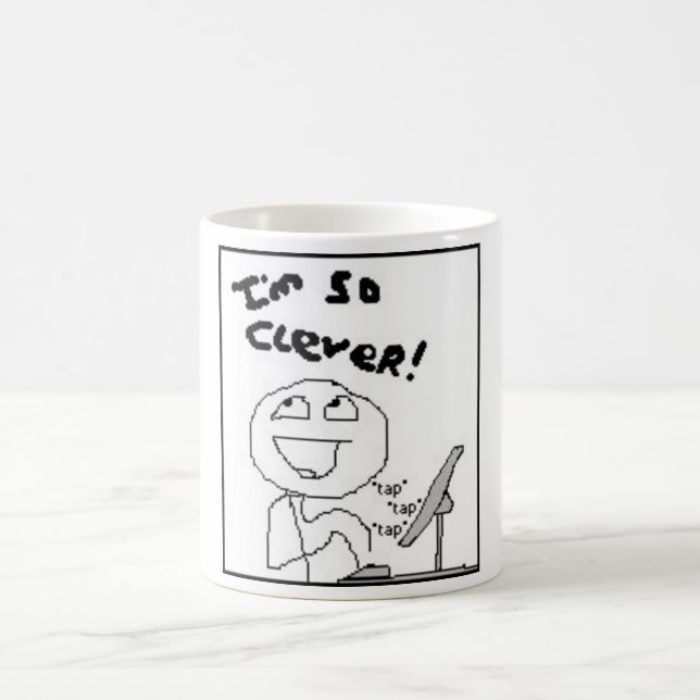 Ich bin so kluge Kaffee-Tasse Kaffeetasse (Mittel)