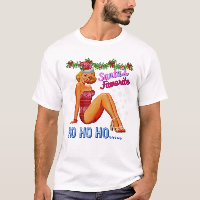 Ich bin so netter Weihnachtsmann's-Lieblings-Ho Na T-Shirt (Vorderseite)
