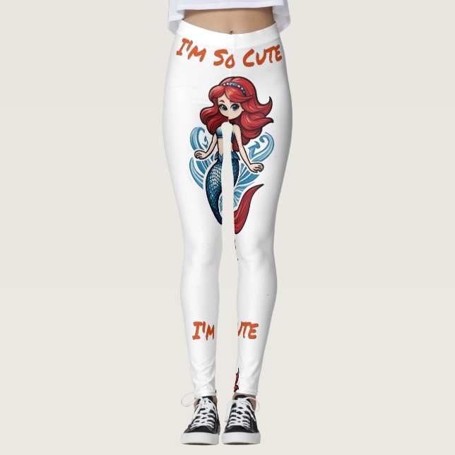 Ich bin so Niedlich Mermaid Thunder_Cove Leggings (Vorderseite)