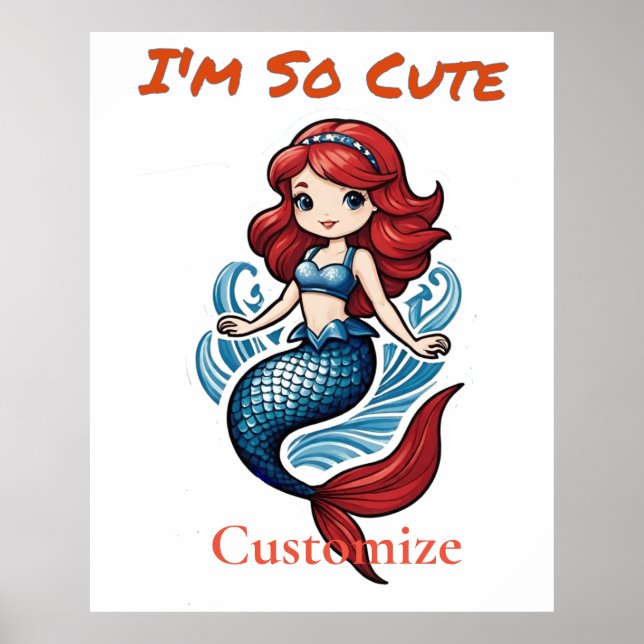 Ich bin so Niedlich Mermaid Thunder_Cove Poster (Vorne)