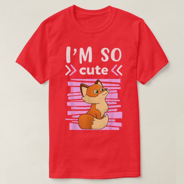 Ich bin so Niedlich T-Shirt (Design vorne)