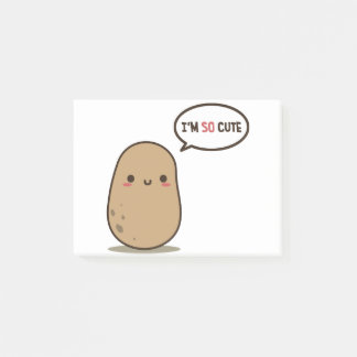 Ich bin so niedliche Kartoffel Post-it Klebezettel