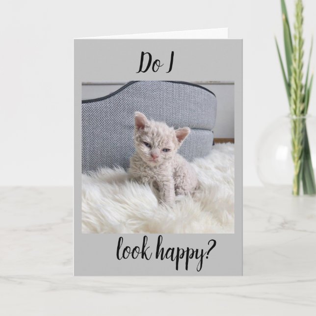 ICH BIN SO **SAD** UND SO **SORRY** KARTE (Vorderseite)