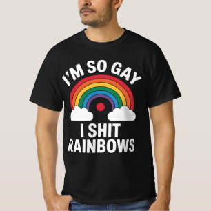 Ich bin so schwul Regenbogen Lustig LGBTQ Stolz Ve T-Shirt