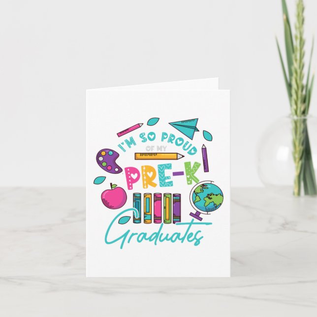 Ich bin so stolz auf meine Vorakademiker der letzt Karte (Vorderseite)