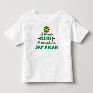 Ich bin so süß, ich muss Jamaikaner sein Kleinkind T-shirt