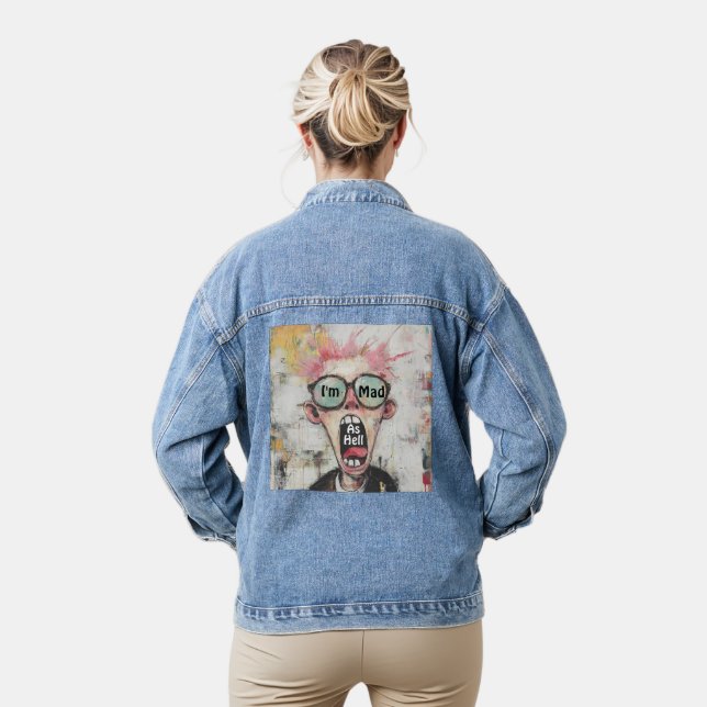Ich bin so traurig wie Denim Jacket Jeansjacke (Modell)