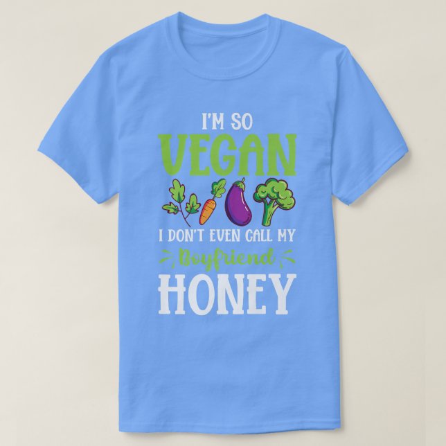Ich bin so Vegan Boyfriend Protein Vegetarian Vega T-Shirt (Design vorne)