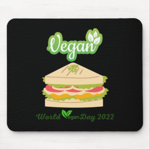 Ich bin so Veganer Tag 2022 Sticker1 Mousepad