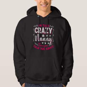 Ich bin so verrückt, dass alle über Mutter gesproc Hoodie