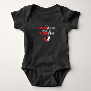 Ich bin so verwunderlich, dass ich Türkisch Funny Baby Strampler
