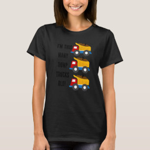 Ich bin so viele Trucks alt 3 Jahre alt 3. Geburts T-Shirt