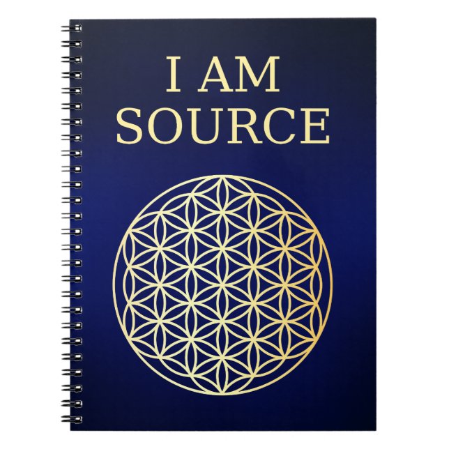 Ich bin Source Blume Life Journal Notizblock (Vorderseite)
