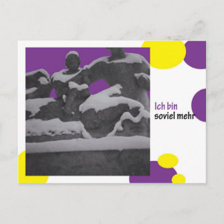 ich bin soviel mehr postkarte