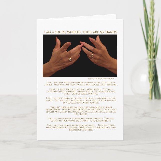 Ich bin Sozialarbeiter, das sind meine Karten (Vorderseite)