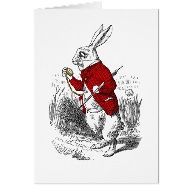 Ich bin spät, ich bin spät (Vorne)