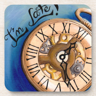 Ich bin später Untersetzer-Alice im Getränkeuntersetzer