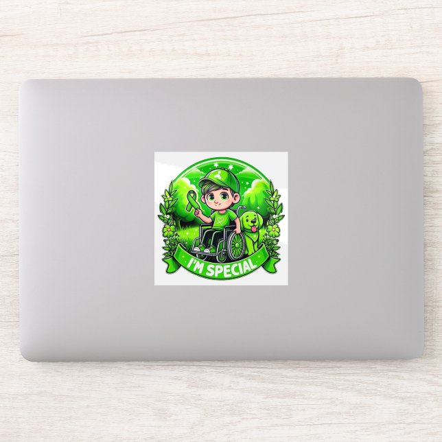 🌟 ich bin Special - Zerebral Palsy Bewusstsein De Aufkleber (Computer)