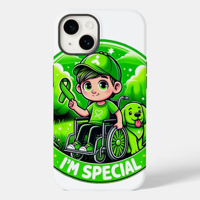🌟 ich bin Special - Zerebral Palsy Bewusstsein De Case-Mate iPhone Hülle (Rückseite)